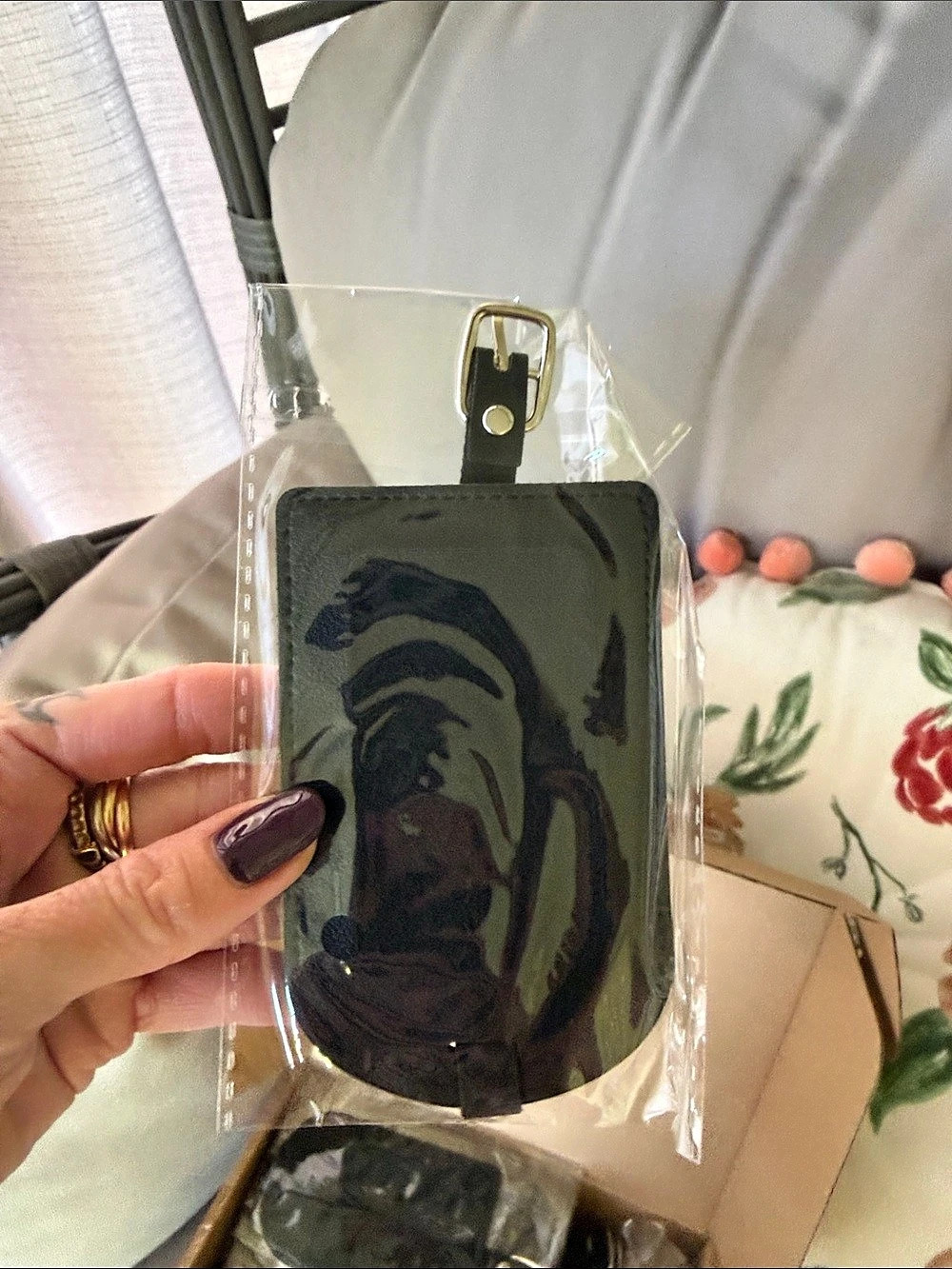 Box of 50 unopened leather luggage tags 🏷️